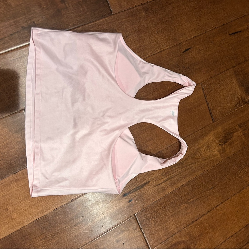 Fabletics Pink Racerback Sports Bra - Picture 2 of 2